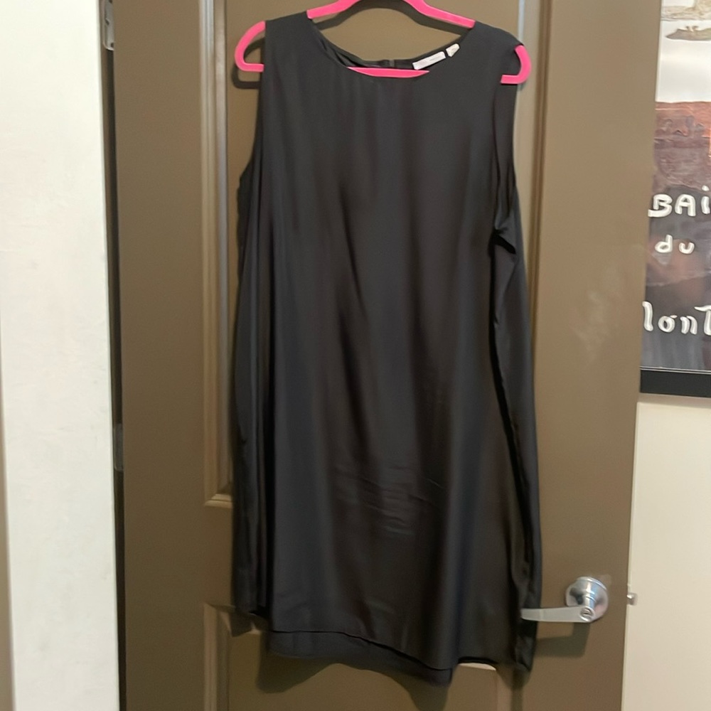 Halogen black sleeveless shift dress - 16W